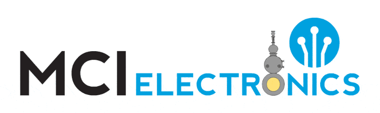 MCI Electronics logo animation of a Fairbairn Beeley boiler.