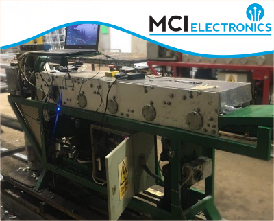 Roll forming machine repaired by MCI Electronics.