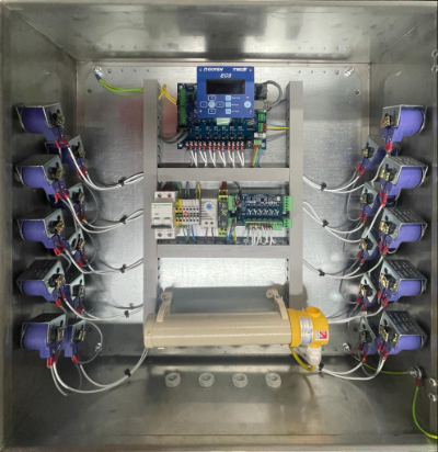Pulser panel manufactured and updated by MCI Electronics.