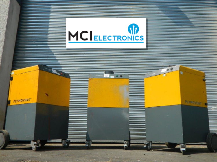 Plymovent LEV units repaired and refurbished by MCI Electronics