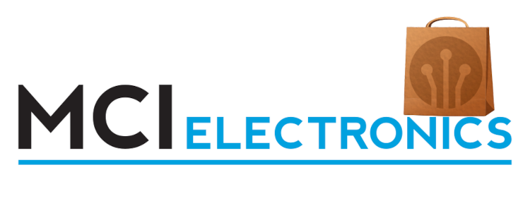 MCI Electronics logo image showing a flat-bottomed paper bag in celebration of Paper Bag Day and in recognition of Margaret E Knight.