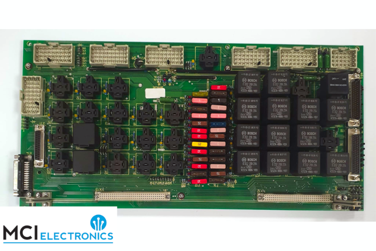 Unimog Railtrack control board repaired by MCI Electronics.