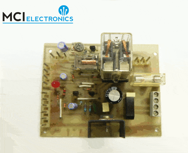 Animation showing the old PCB and new, upgraded PCB for a football ground turnstile.