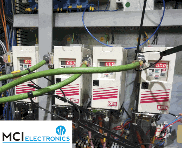 Animation showing obsolete drives in use plus three sourced by MCI Electronics.