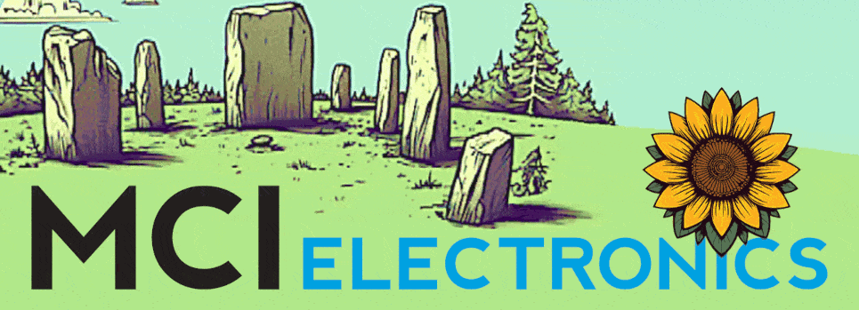 MCI Electronics logo animation marking the summer solstice