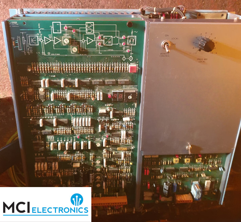 Thyristor panel repaired by MCI Electronics.