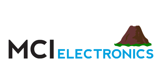 MCI logo animation marking the eruption of Mount Vesuvius