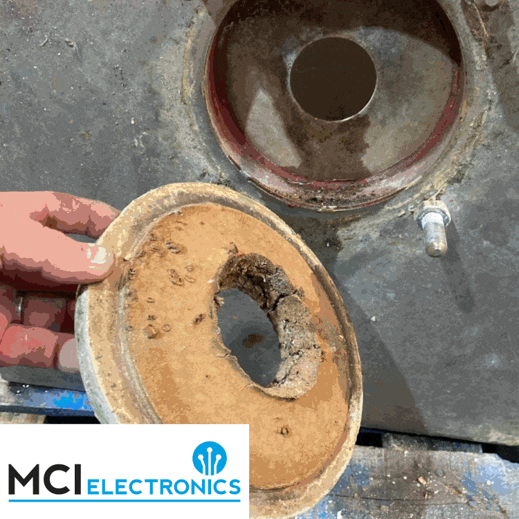 Animation showing the dark side of electronics.